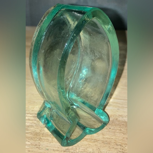 Vintage Clear Green Tint Glass Fish Trinket Jewelry Dish EUC - Picture 7 of 10